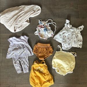 Kids Floral and Solid Color Outfit Sets lot baby summer clothes infant 0-3 3-6